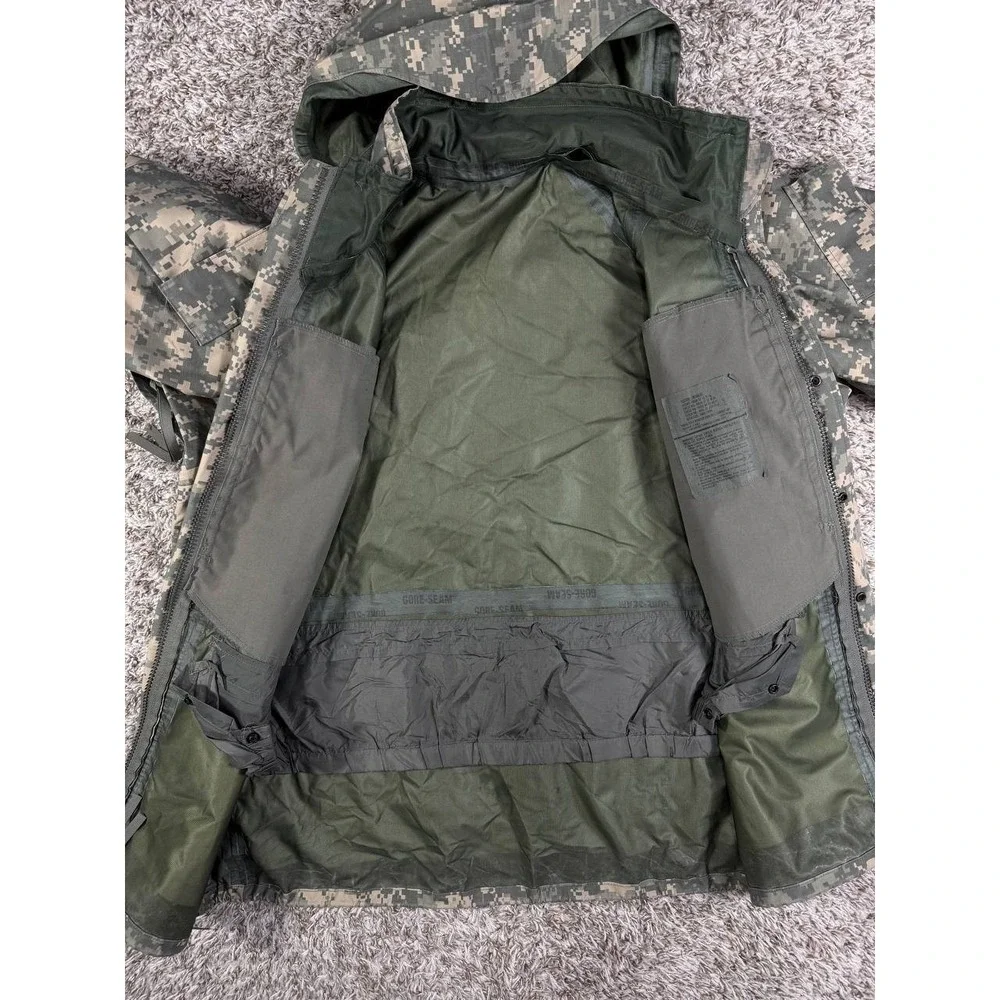 Parka Cold Weather Universal Camouflage Jacket Men's Medium Ragular US Military